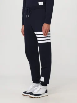 Pantalone sportivo in cotone 4-bar Thom Browne