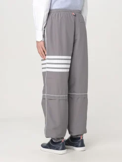 Pantalone Thom Browne in nylon con 4-bar