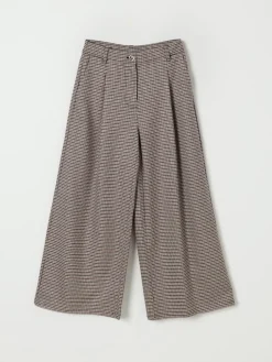 Pantalone Twinset in misto viscosa check