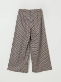 Pantalone Twinset in misto viscosa check