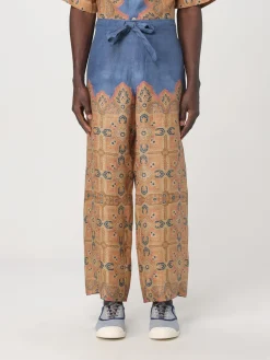 Pantalone Valentino in lino stampato