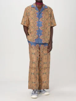 Pantalone Valentino in lino stampato