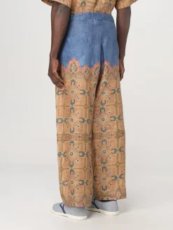 Pantalone Valentino in lino stampato