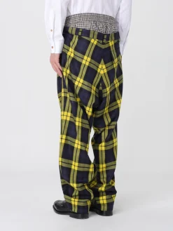 Pantalone Vivienne Westwood in lana vergine con stampa check