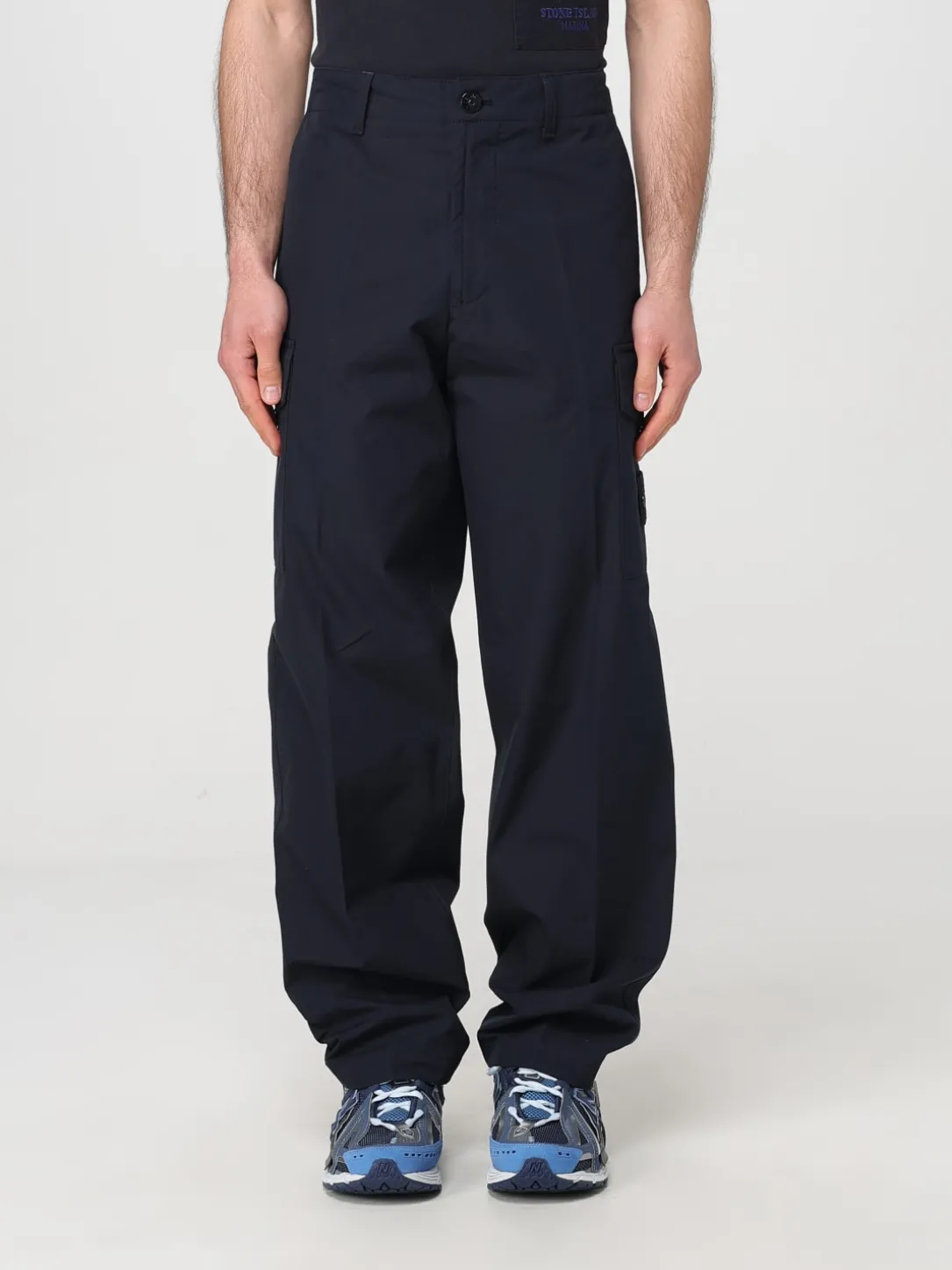 Pantalone weatherproof Cotton canvas Ghost Stone Island