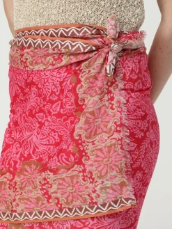 Pareo in cotone stampato Maliparmi