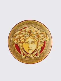 Piatto piano Medusa Amplifed Rosenthal x Versace Home in porcellana
