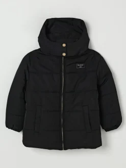 Piumino con cappuccio Balmain con logo