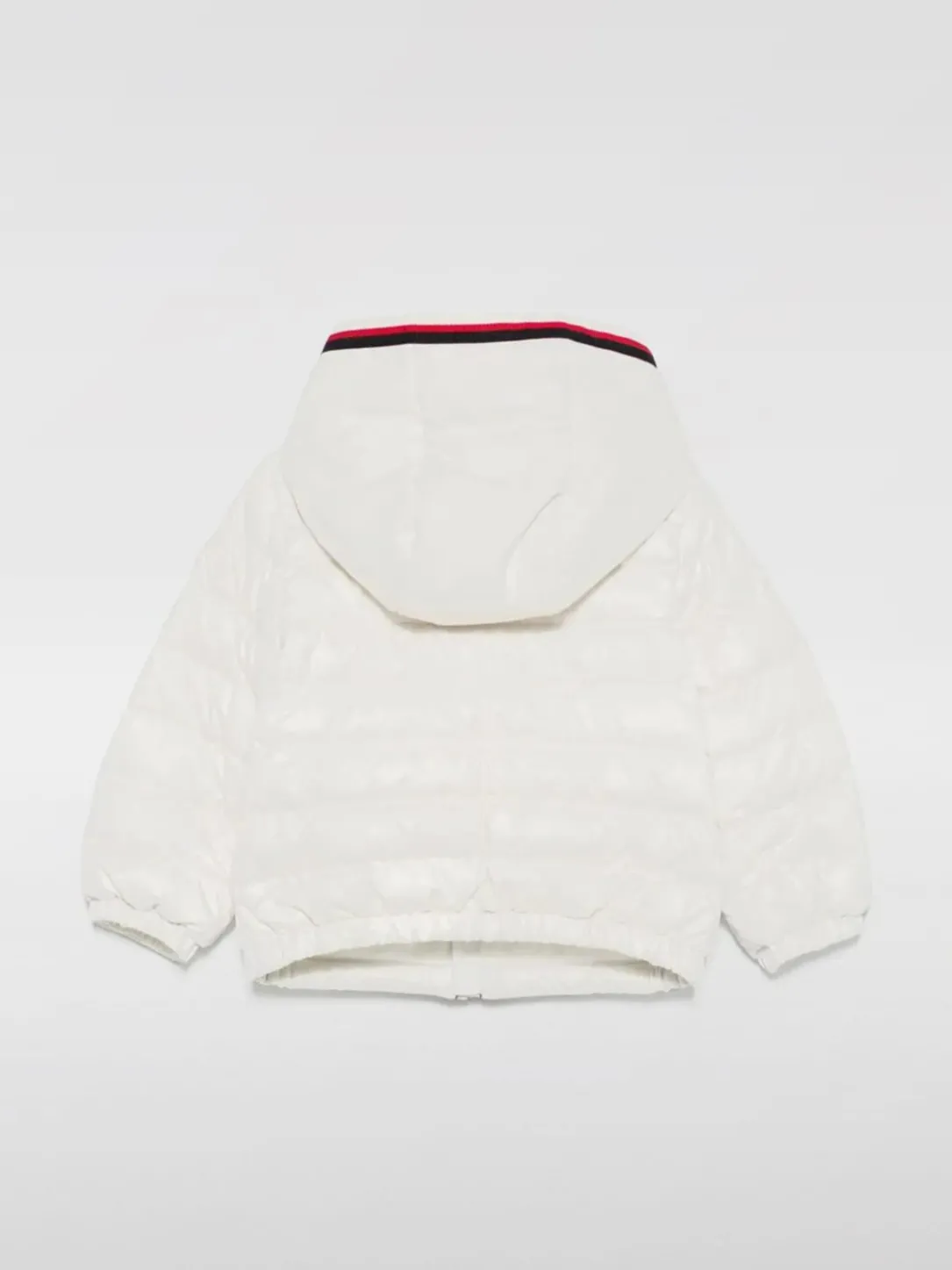 Piumino con cappuccio e logo Moncler