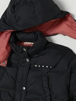 Piumino con cappuccio in nylon Marni