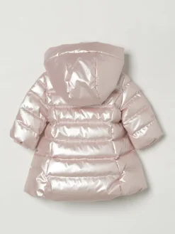 Piumino con cappuccio in nylon Monnalisa