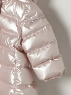 Piumino con cappuccio in nylon Monnalisa