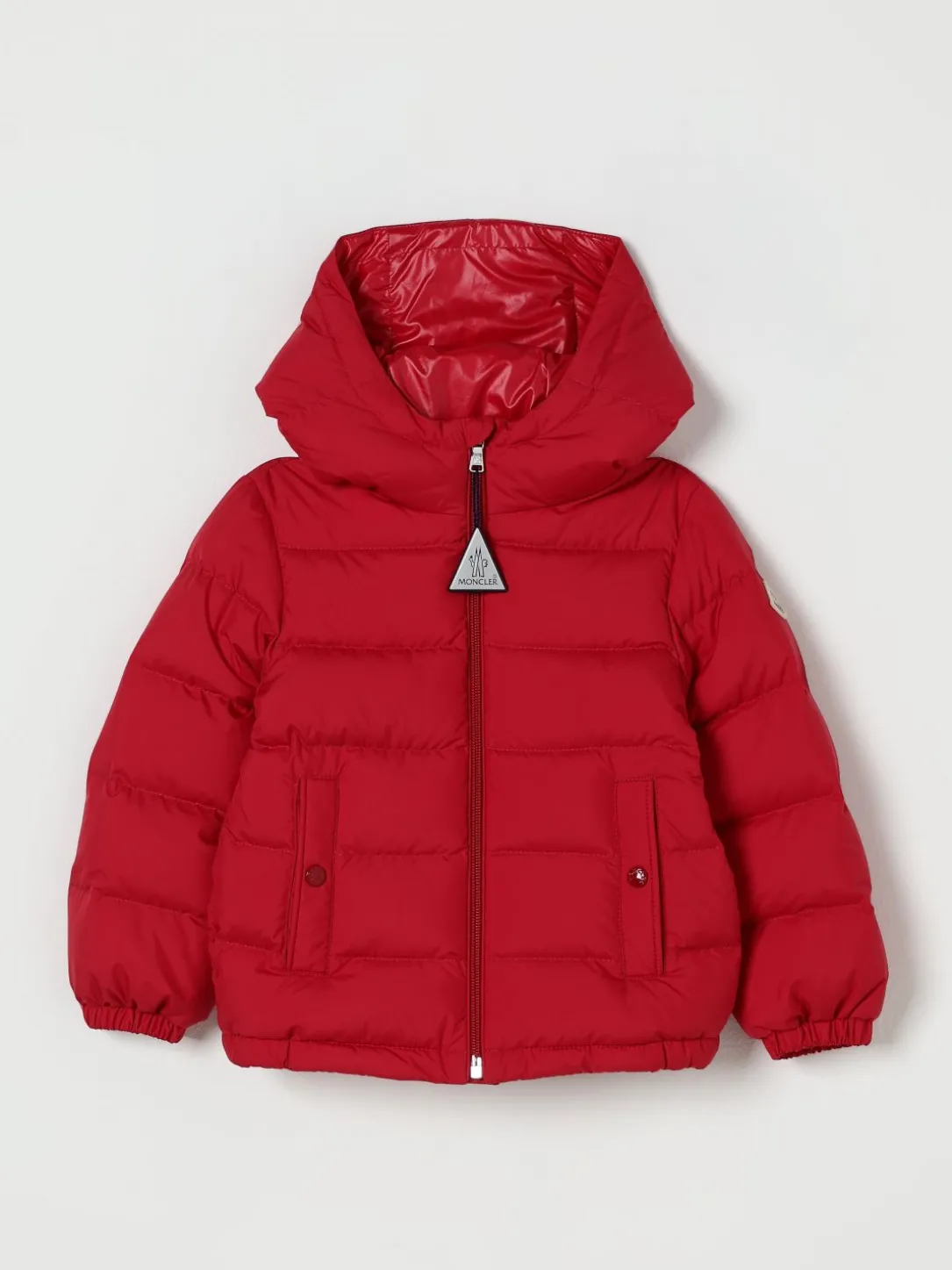 Piumino con cappuccio in poliestere Moncler