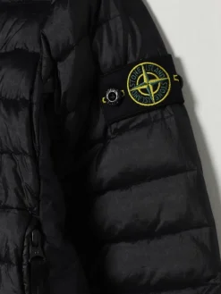Piumino con cappuccio Stone Island Junior