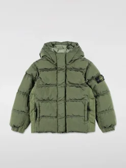 Piumino con cappuccio Stone Island Junior