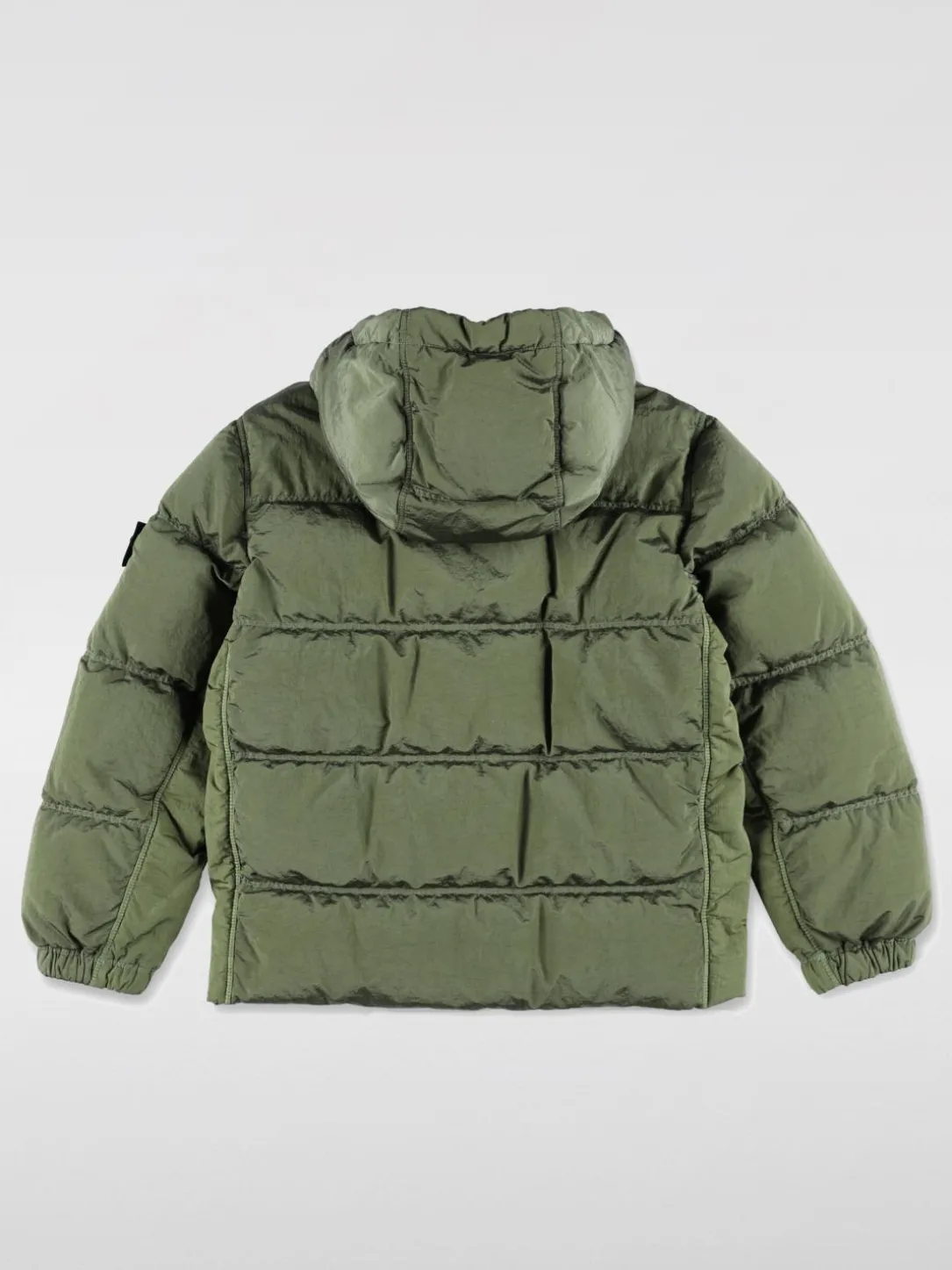 Piumino con cappuccio Stone Island Junior