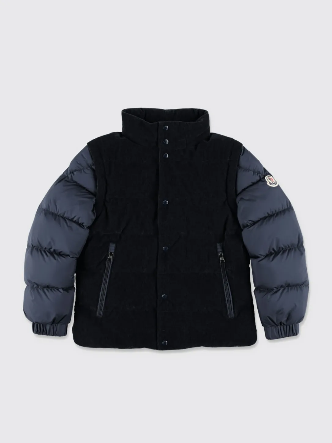 Piumino imbottito con logo Moncler