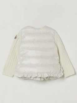 Piumino imbottito in nylon e lana vergine Moncler