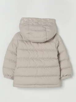 Piumino in nylon imbottito con logo Moncler