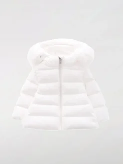 Piumino in nylon imbottito con logo Moncler