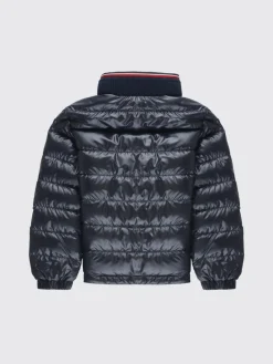 Piumino in nylon lucido con logo Moncler