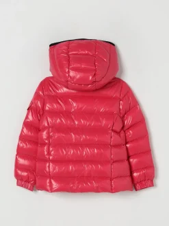 Piumino in nylon lucido con logo Moncler
