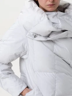 Piumino in poliestere asimmetrica Add