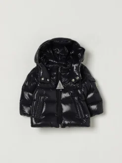 Piumino lucido con cappuccio Moncler