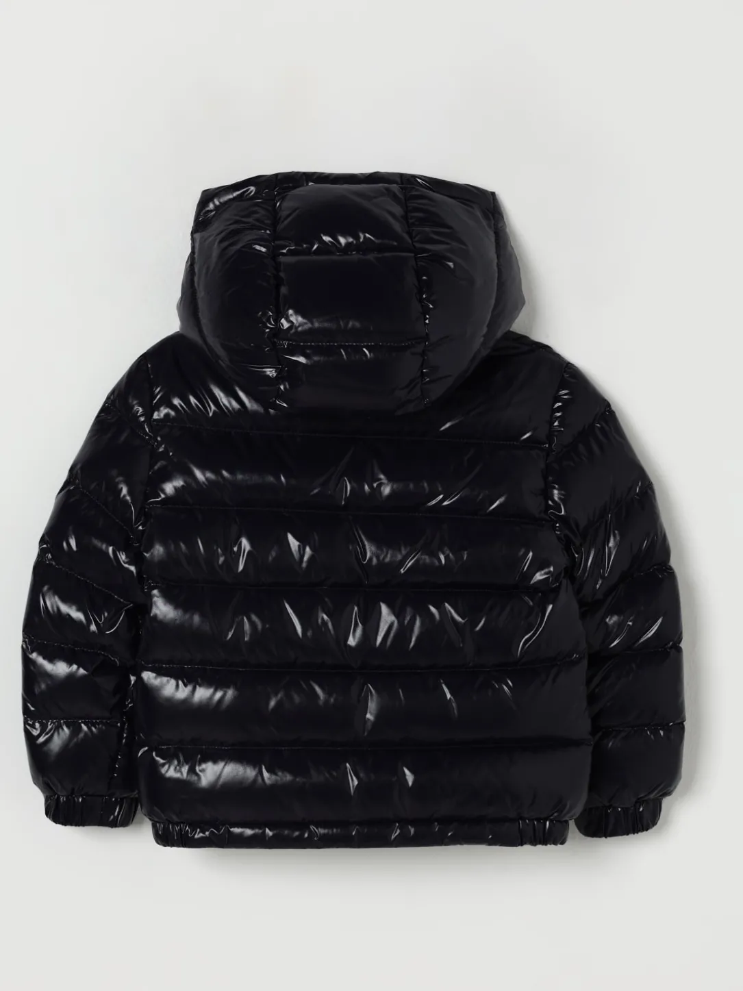 Piumino New aubert lucido con cappuccio Moncler