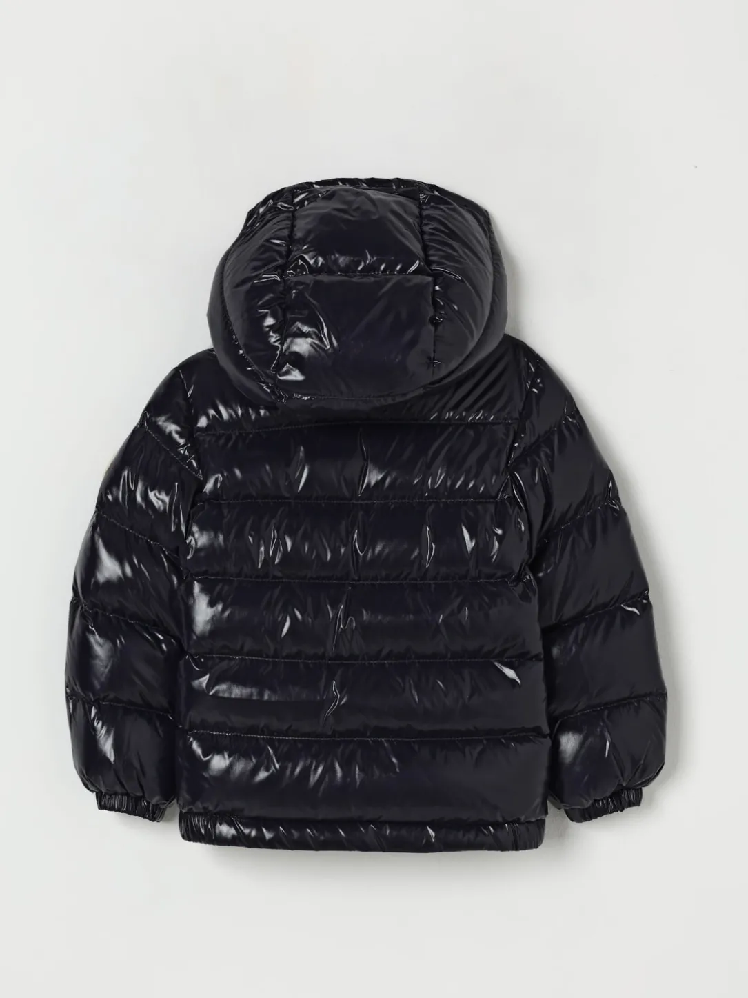 Piumino New aubert lucido con cappuccio Moncler