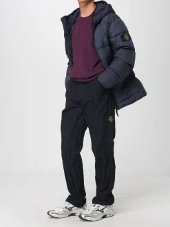 Piumino Stone Island in nylon trapuntato