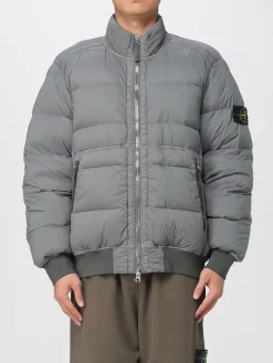 Piumino Stone Island in nylon trapuntato e imbottito