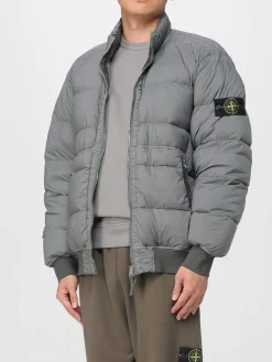 Piumino Stone Island in nylon trapuntato e imbottito