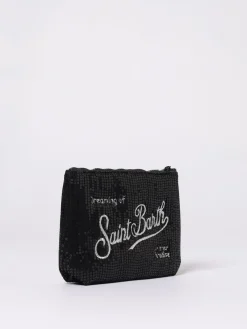 Pochette Aline Mc2 Sant Barth in neoprene con paillettes ricamate