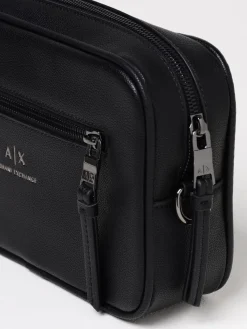 Pochette Armani Exchange in pelle sintetica a grana