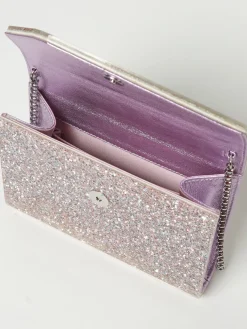 Pochette Candy Jimmy Choo in glitter