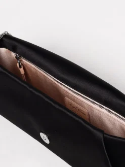 Pochette Efflorescence in raso Roger Vivier