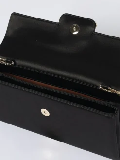 Pochette Efflorescence Roger Vivier in raso con fibbia gioiello