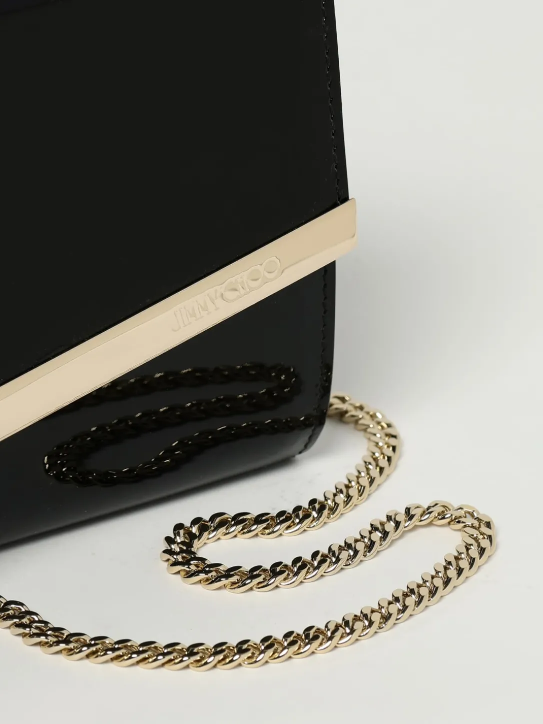 Pochette Emmie Jimmy Choo in vernice