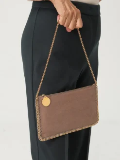 Pochette Falabella Stella McCartney in camoscio sintetico cracklè