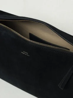 Pochette in pelle scamosciata con cintura Toteme
