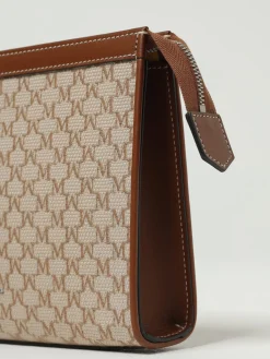 Pochette in tela di cotone e pelle Max Mara