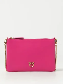 Pochette Pinko in pelle con logo
