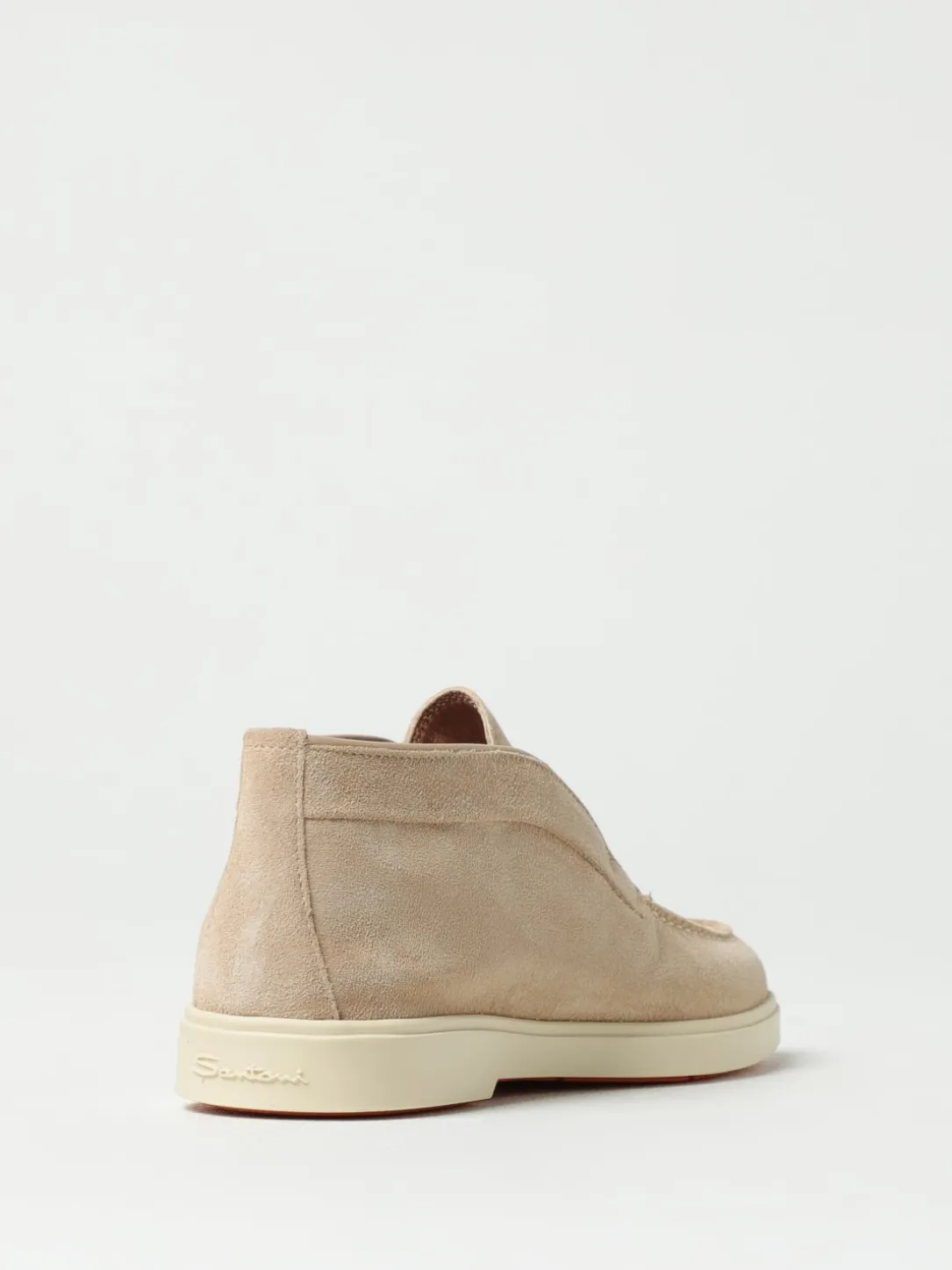 Polacchino Desert Santoni in camoscio