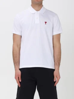 Polo Ami Paris in piquet di cotone
