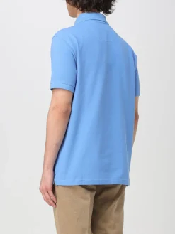 Polo Barbour in piquet con logo ricamato