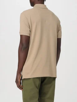 Polo Barbour in piquet con logo ricamato