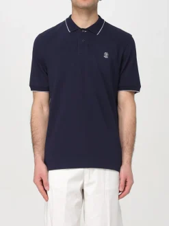 Polo basic Brunello Cucinelli in cotone piquet
