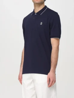 Polo basic Brunello Cucinelli in cotone piquet