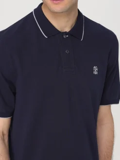 Polo basic Brunello Cucinelli in cotone piquet